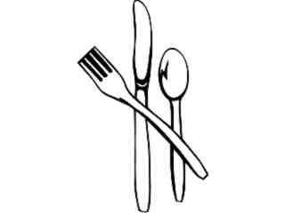  Food_ Fork Spoon Knife_ 1 6 4_ V A 1 Decal Proportional