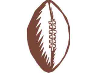  Football 1 Decal Proportional