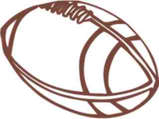  Football 3 Decal Proportional