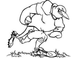  Football Bird_ M B 1 Decal Proportional