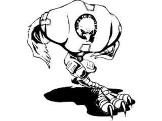  Football Eagle Run_ M B 1_ D T L Decal Proportional