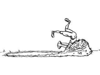  Football Eat Dirt_ M B 1 Decal Proportional