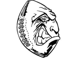 Football Face_ M B 1 Decal Proportional