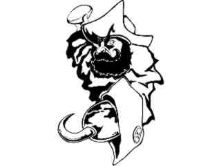  Football Pirate Hook_ M B 1 Decal Proportional