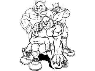  Football Team Cats_ M B 1_ D T L Decal Proportional