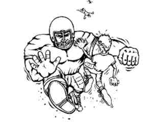  Football Unstoppable_ M B 1_ D T L Decal Proportional