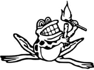  Frog Smoker Lightup Decal Proportional