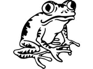  Frog Tree Decal Proportional