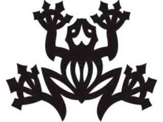  Frog Tribal_ 2 8 3 Decal Proportional