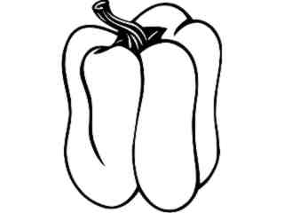  Fruits Vegtables_ Green Pepper_ 1 6 0_ V A 1 Decal Proportional