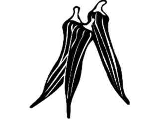  Fruits Vegtables_ Okra_ 1 6 1_ V A 1 Decal Proportional