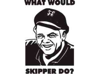  Gilligans Skipper Decal Proportional