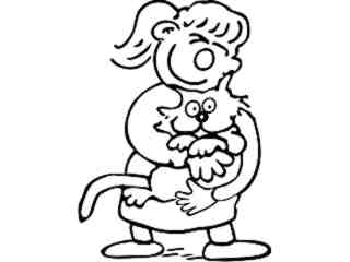  Girl And Cat_ 0 4 3_ V A 1 Decal Proportional