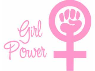  Girl Power Decal Proportional