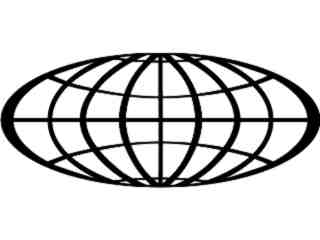  Globe Decal Proportional
