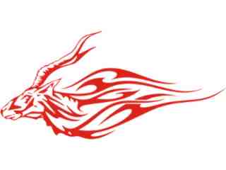  Goat Ram Tribal 0 3_ A F 1 Decal Proportional