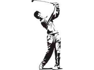  Golf Driver Decal Proportional