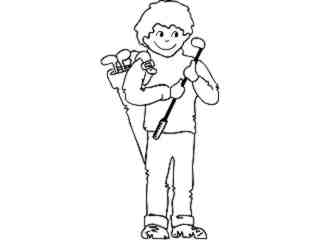  Golfer Boy_ 0 5 1_ V A 1 Decal Proportional