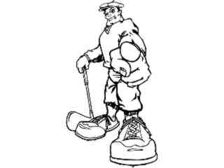  Golfer Wants You_ M B 1 Decal Proportional