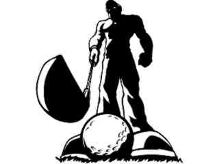  Golferlooking Up_ M B 1 Decal Proportional