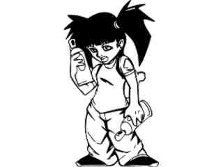  Grafity Girl_ G D G Decal Proportional