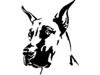  Great Dane Decal Proportional