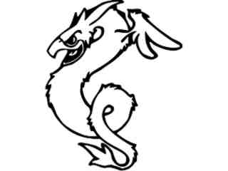  Griffin Snake Decal Proportional