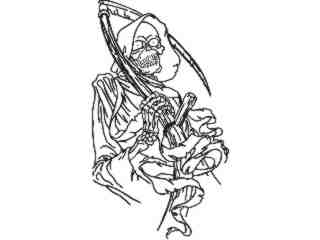  Grim Reaper Skull Lines_ D T L Decal Proportional