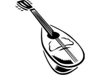 Guitars Wooden Decal Proportional