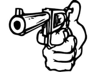  Gun Pistol In Hand_ M B 1 Decal Proportional