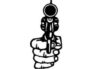  Gun Point Hand Decal Proportional