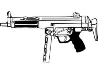  Guns_ Heckler And Koch M P 5_ 1 6 6_ V A 1 Decal Proportional
