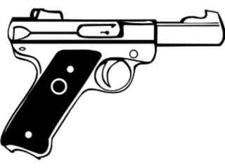  Guns_ Ruger 2 2 Auto_ 1 6 6_ V A 1 Decal Proportional