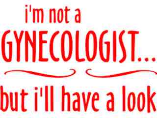  Gynecologist Look Decal Proportional