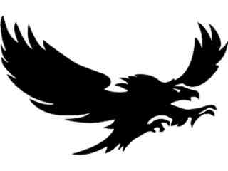  Hawk Tribal Decal Proportional