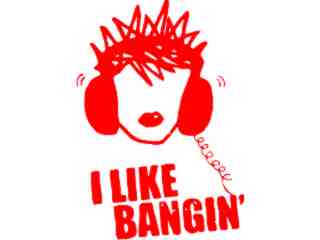  Head Banger Decal Proportional