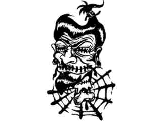  Head Shunken Decal Proportional