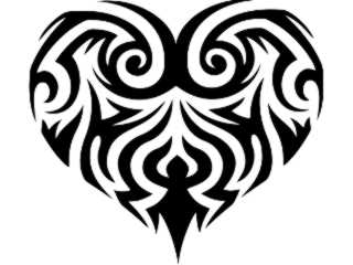  Heart Tribal_ 0 0 1 Decal Proportional