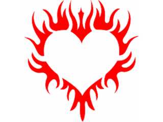  Heart Tribal_ 0 0 4 Decal Proportional