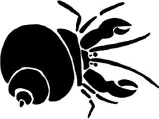  Hermit Crab 1 Decal Proportional