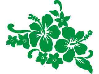  Hibiscus 1 Decal Proportional