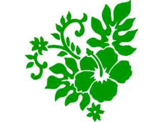  Hibiscus 3 Decal Proportional