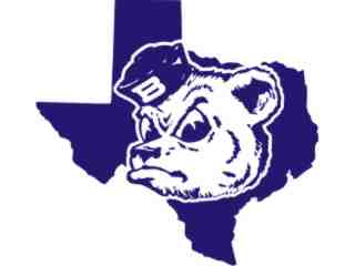  Highschool Bowie Texas Decal Proportional