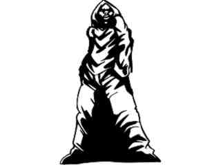  Hip Hop Dude Stand Tall_ G D G Decal Proportional