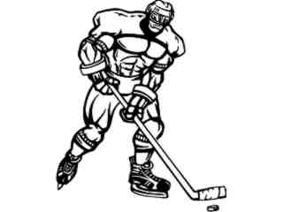  Hockey Muscle_ M B 1 Decal Proportional