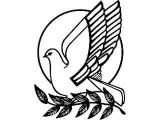  Holidays_ Dove Of Peace_ 1 6 8_ V A 1 Decal Proportional