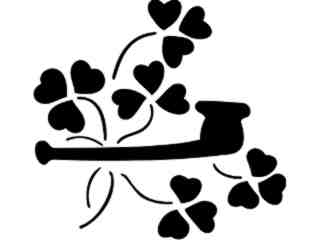  Holidays_ Saint Patricks Clovers_ 1 6 9_ V A 1 Decal Proportional