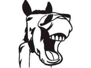  Horse Big Teeth_ C U 1 Decal Proportional