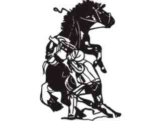  Horse Getting Control_ C U 1 Decal Proportional