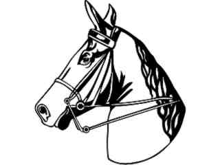  Horse Head_ 1 3 4_ V A 1 Decal Proportional